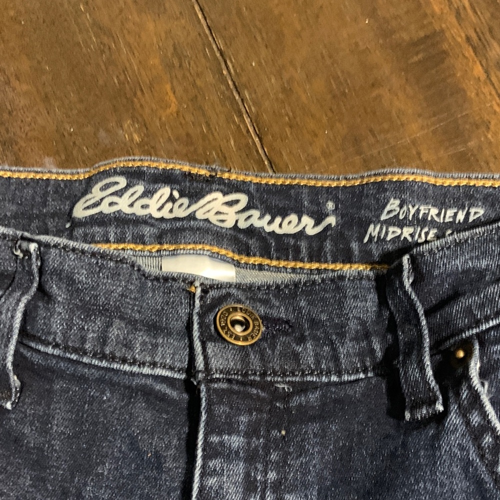 Eddie Bauer Dark Blue Boyfriend Jeans
